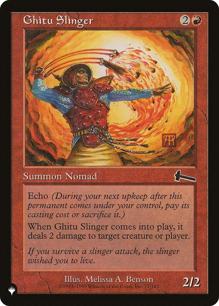 Image for Ghitu Slinger (77/143) (The List Reprints) - Magic: The Gathering