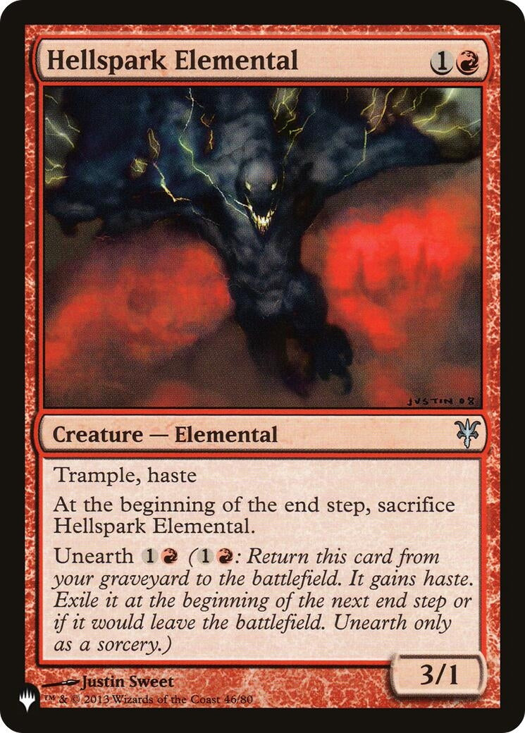 Image for Hellspark Elemental (46/80) (The List Reprints) - Magic: The Gathering