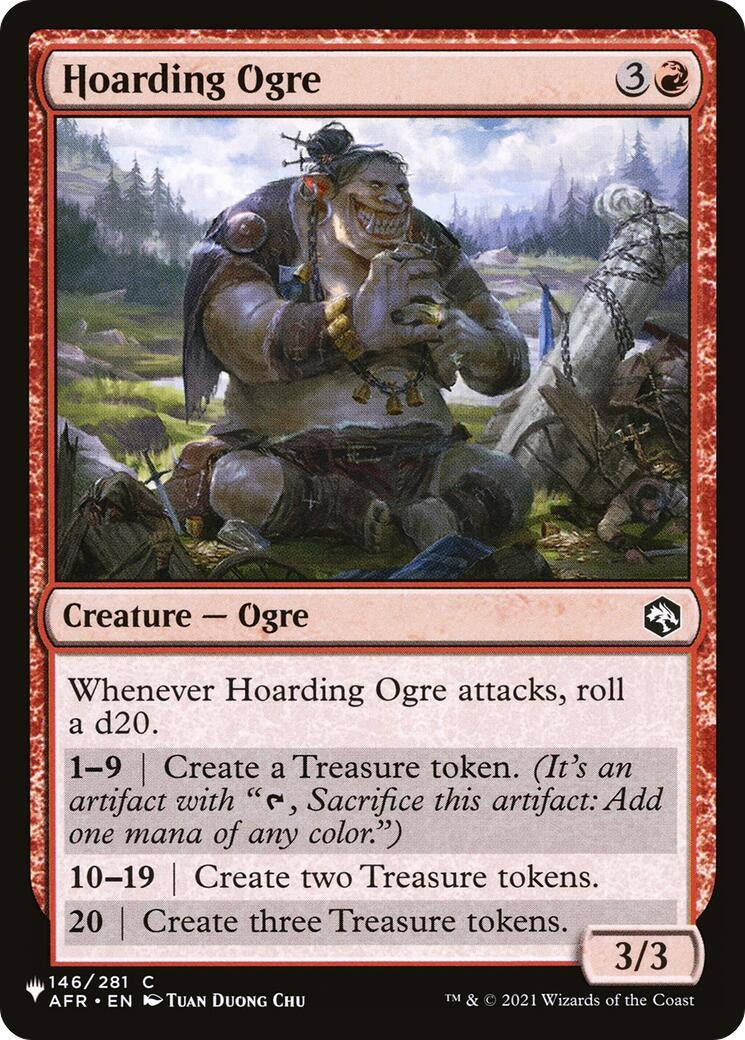 Image for Hoarding Ogre (146/281) (The List Reprints) - Magic: The Gathering