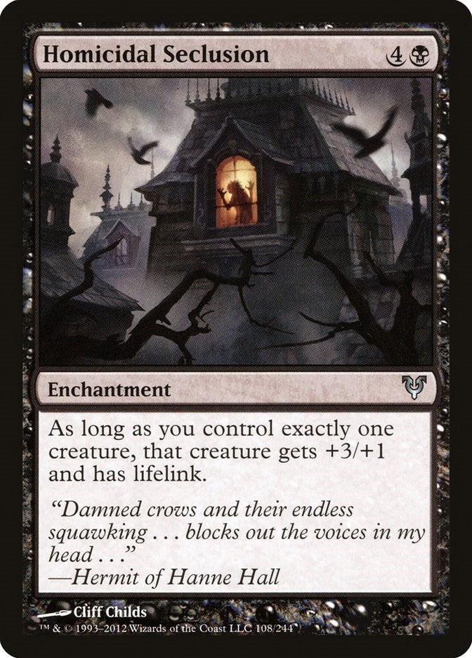 Image for Homicidal Seclusion (108) (Avacyn Restored) - Magic: The Gathering