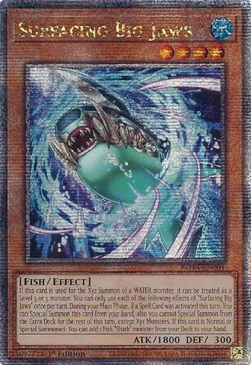Image for Surfacing Big Jaws (Quarter Century Secret Rare) (ROTA-EN001) (ROTA) - YuGiOh