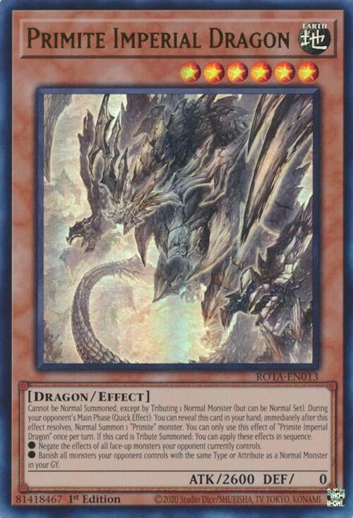 Image for Primite Imperial Dragon (ROTA-EN013) (ROTA) - YuGiOh