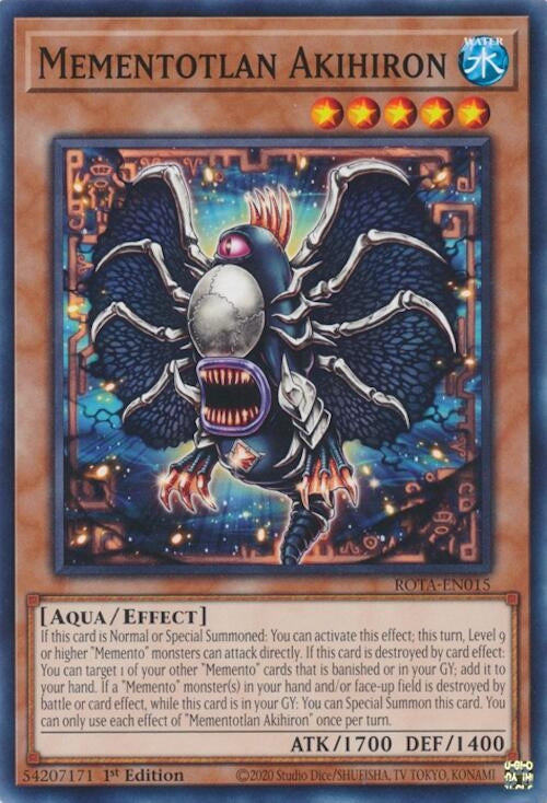 Image for Mementotlan Akihiron (ROTA-EN015) (ROTA) - YuGiOh