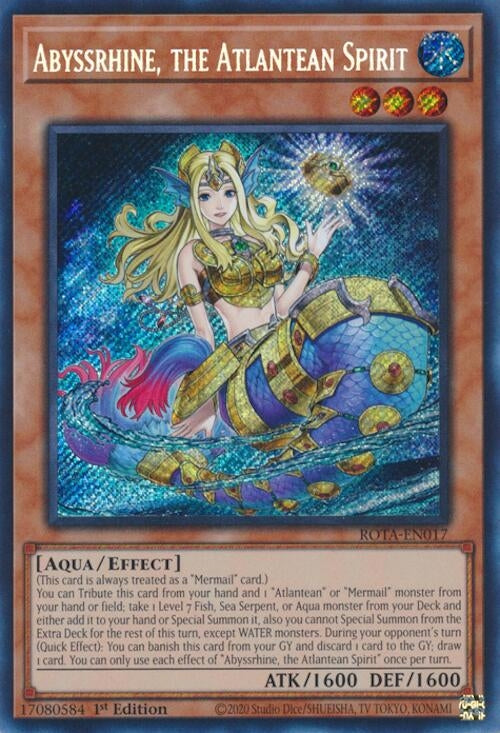 Image for Abyssrhine, the Atlantean Spirit (ROTA-EN017) (ROTA) - YuGiOh