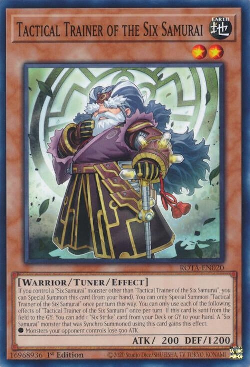 Image for Tactical Trainer of the Six Samurai (ROTA-EN020) (ROTA) - YuGiOh