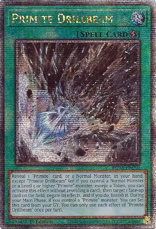 Image for Primite Drillbeam (Quarter Century Secret Rare) (ROTA-EN060) (ROTA) - YuGiOh
