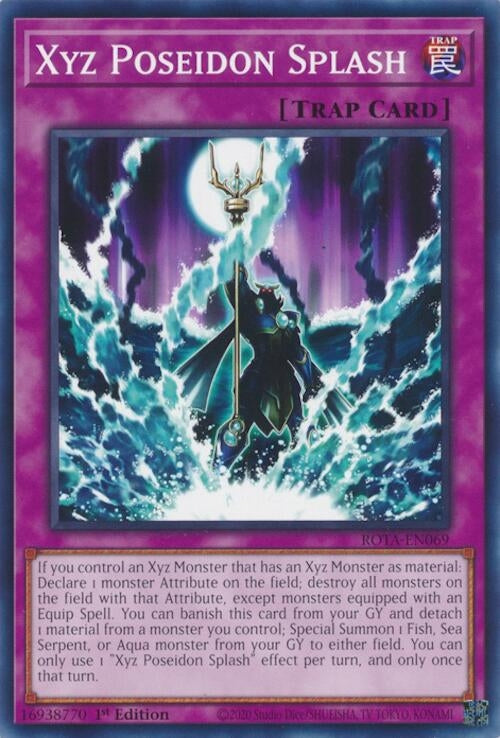 Image for Xyz Poseidon Splash (ROTA-EN069) (ROTA) - YuGiOh