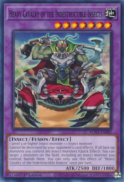 Image for Heavy Cavalry of the Indestructible Insects (ROTA-EN082) (ROTA) - YuGiOh