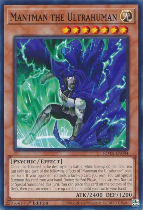 Image for Mantman the Ultrahuman (ROTA-EN084) (ROTA) - YuGiOh
