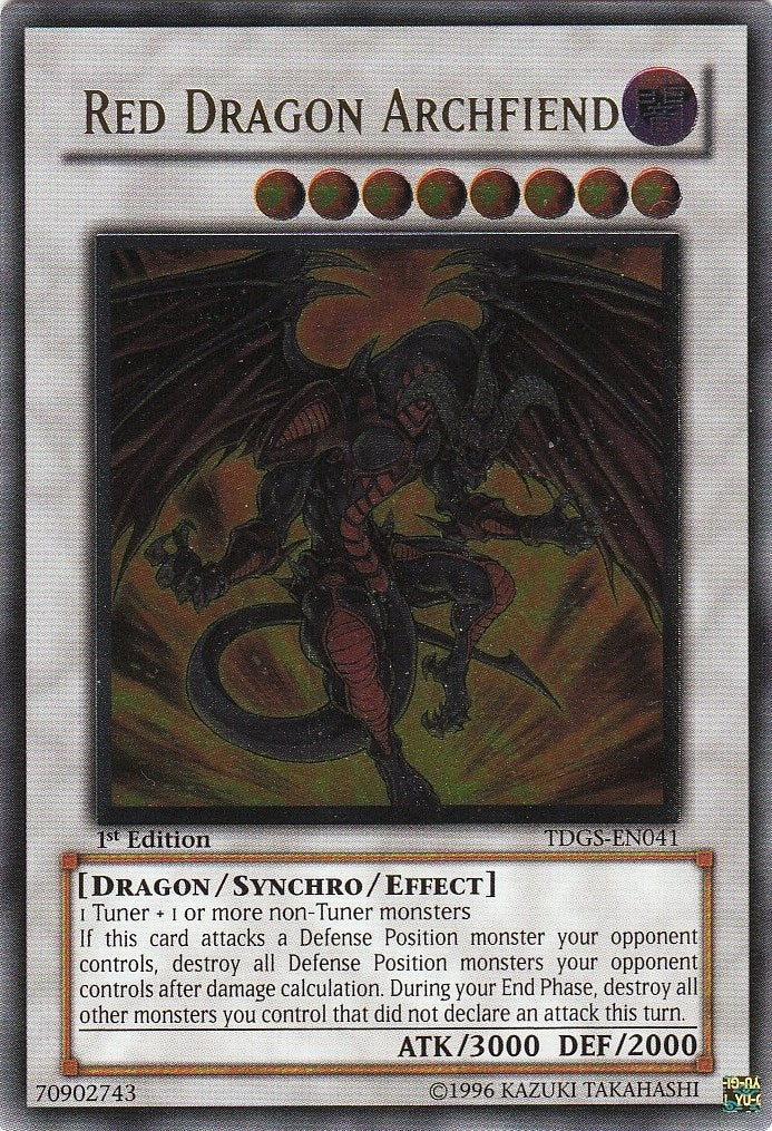 Image for Red Dragon Archfiend (UTR) (TDGS-EN041) (TDGS) - YuGiOh