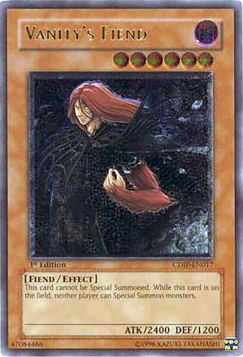 Image for Vanity's Fiend (UTR) (CDIP-EN017) (CDIP) - YuGiOh