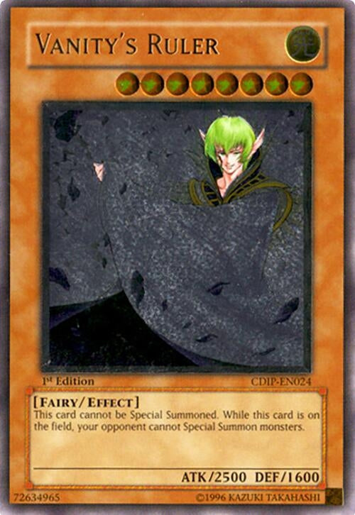 Image for Vanity's Ruler (UTR) (CDIP-EN024) (CDIP) - YuGiOh