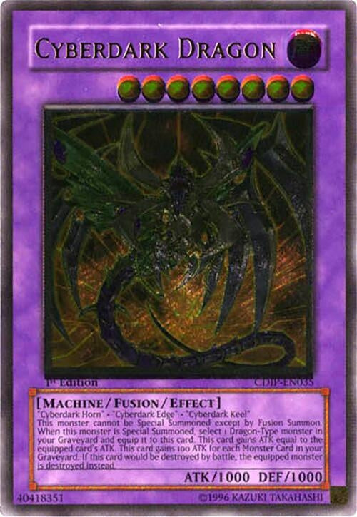 Image for Cyberdark Dragon (UTR) (CDIP-EN035) (CDIP) - YuGiOh