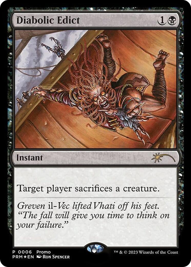 Image for Diabolic Edict (Graphic Novel Insert) (6) (Media Promos) - Magic: The Gathering