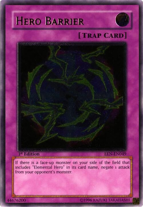Image for Hero Barrier (UTR) (EEN-EN049) (EEN) - YuGiOh