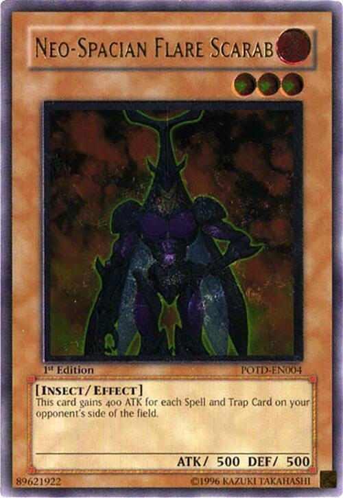 Image for Neo-Spacian Flare Scarab (UTR) (POTD-EN004) - YuGiOh