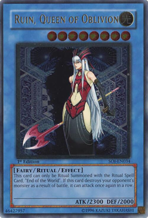 Image for Ruin, Queen of Oblivion (UTR) (SOI-EN034) (SOI) - YuGiOh