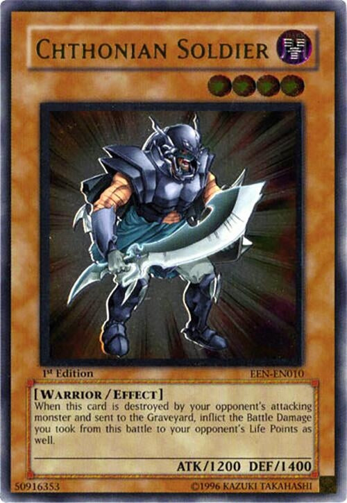 Image for Chthonian Soldier (UTR) (EEN-EN010) (EEN) - YuGiOh