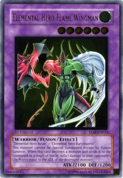 Image for Elemental HERO Flame Wingman (UTR) (TLM-EN035) (TLM) - YuGiOh