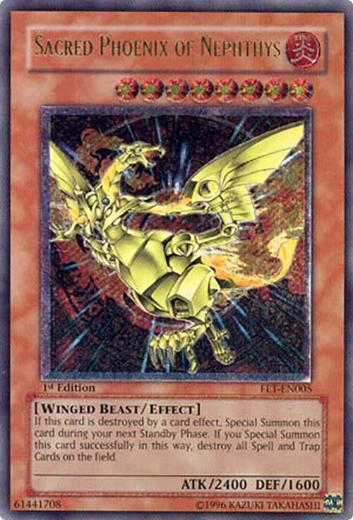 Image for Sacred Phoenix of Nephthys (UTR) (FET-EN005) (FET) - YuGiOh