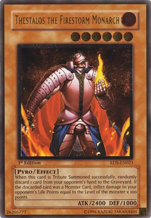 Image for Thestalos the Firestorm Monarch (UTR) (RDS-EN021) (RDS) - YuGiOh