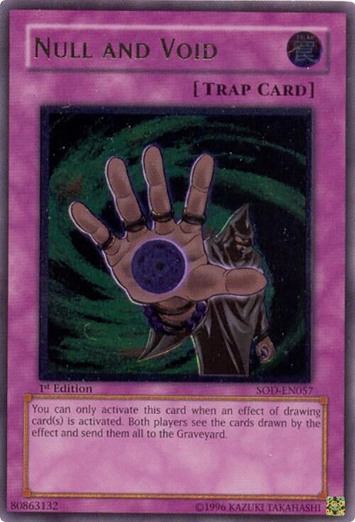 Image for Null and Void (UTR) (SOD-EN057) (SOD) - YuGiOh