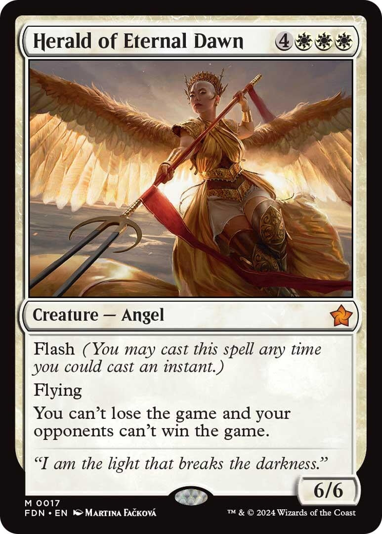 Image for Herald of Eternal Dawn (17) (Foundations) - Magic: The Gathering