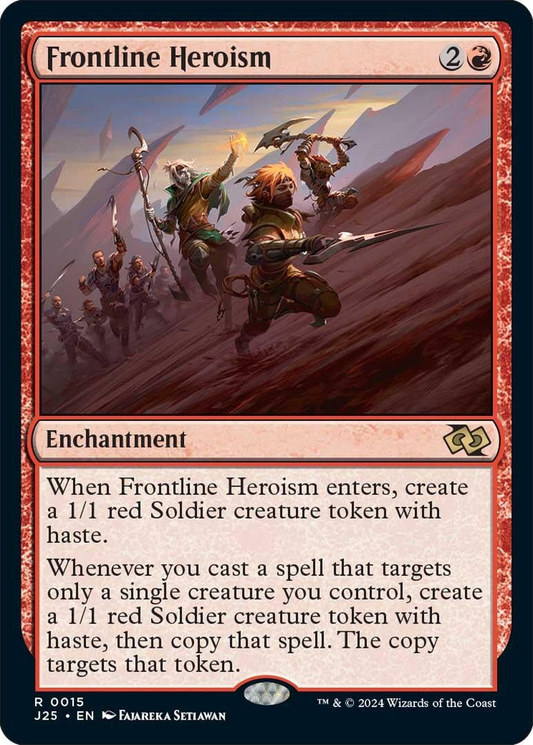 Image for Frontline Heroism (15) (Foundations Jumpstart) - Magic: The Gathering