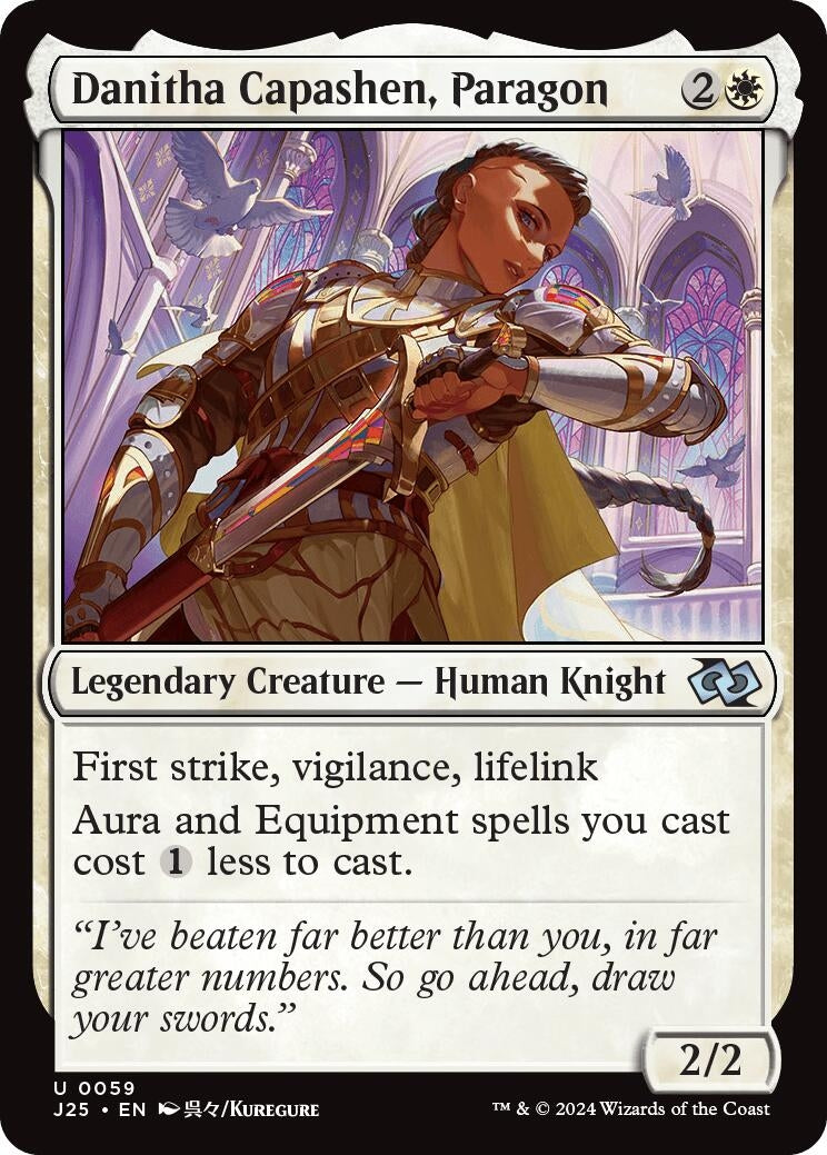 Image for Danitha Capashen, Paragon (Anime) (59) (Foundations Jumpstart) - Magic: The Gathering