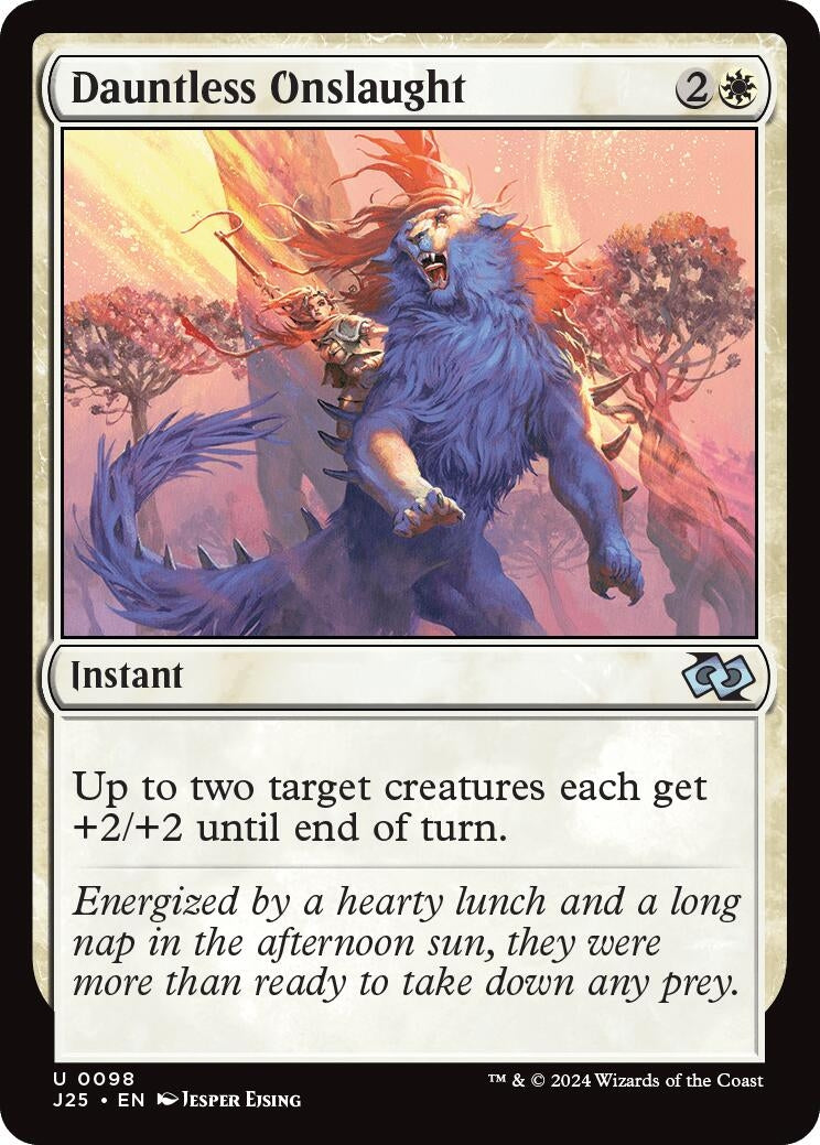 Image for Dauntless Onslaught (98) (Foundations Jumpstart) - Magic: The Gathering