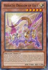 Image for Hieratic Dragon of Eset (GAOV-EN020) (GAOV) - YuGiOh