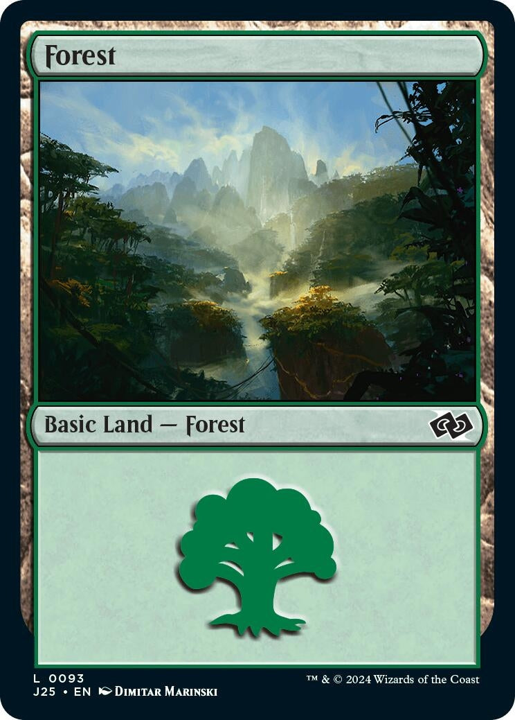Image for Forest (0093) (93) (Foundations Jumpstart) - Magic: The Gathering