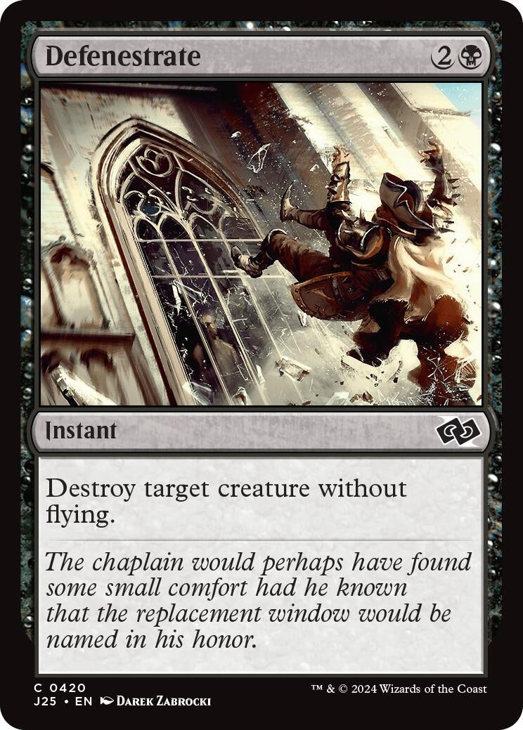 Image for Defenestrate (420) (Foundations Jumpstart) - Magic: The Gathering