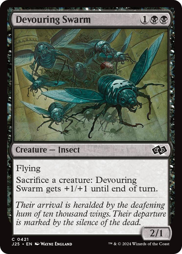 Image for Devouring Swarm (421) (Foundations Jumpstart) - Magic: The Gathering