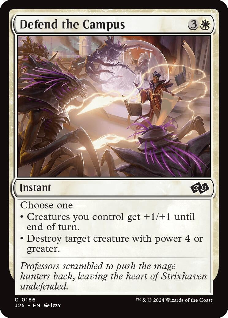 Image for Defend the Campus (186) (Foundations Jumpstart) - Magic: The Gathering