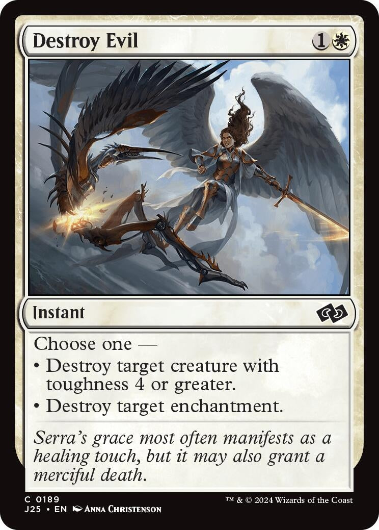 Image for Destroy Evil (189) (Foundations Jumpstart) - Magic: The Gathering