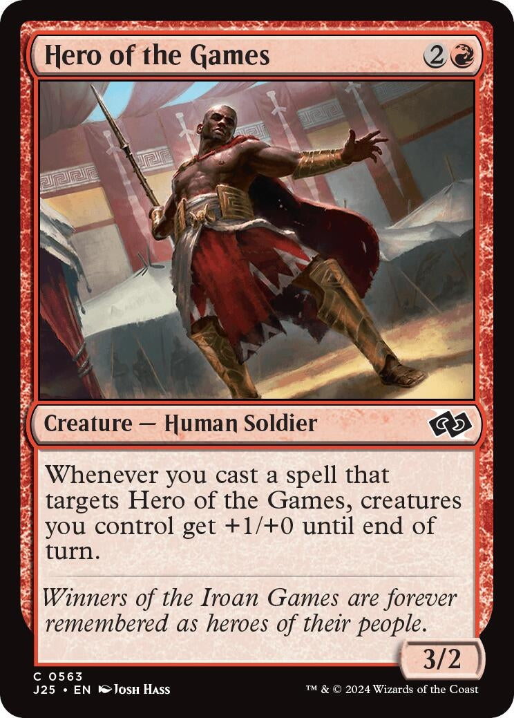 Image for Hero of the Games (563) (Foundations Jumpstart) - Magic: The Gathering