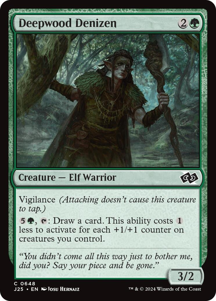 Image for Deepwood Denizen (648) (Foundations Jumpstart) - Magic: The Gathering