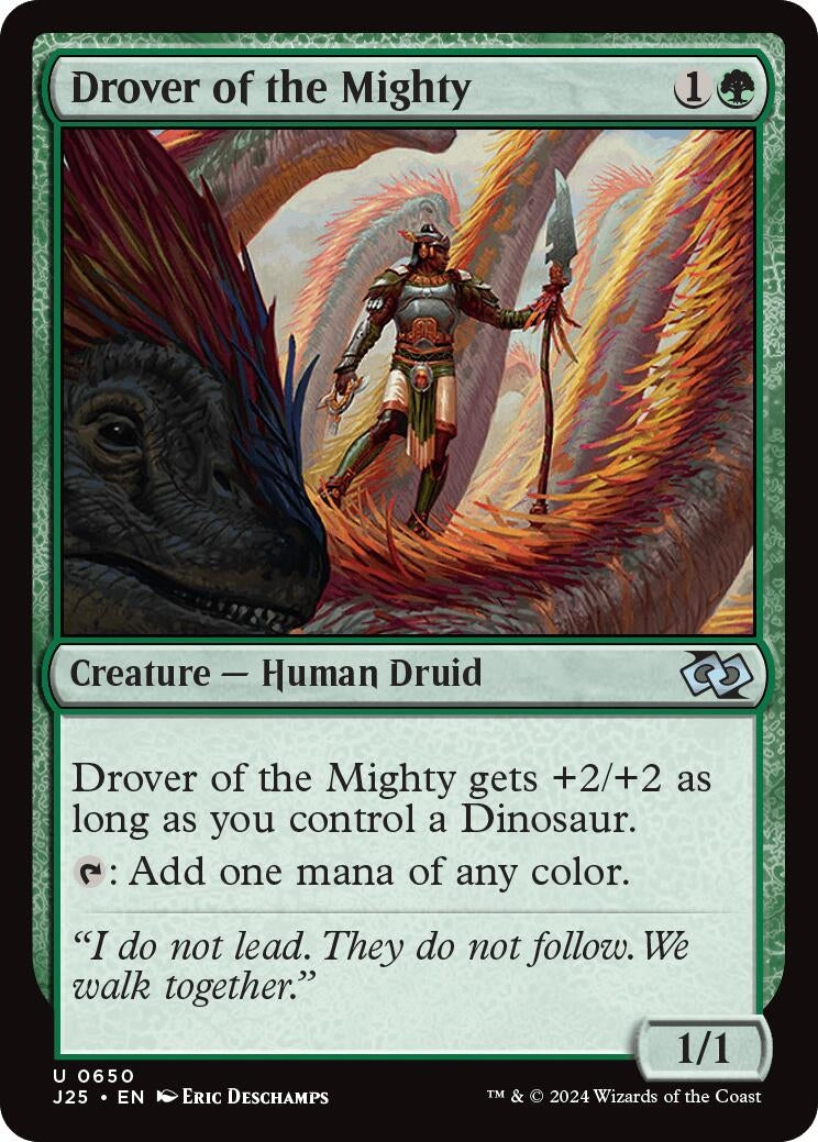 Image for Drover of the Mighty (650) (Foundations Jumpstart) - Magic: The Gathering