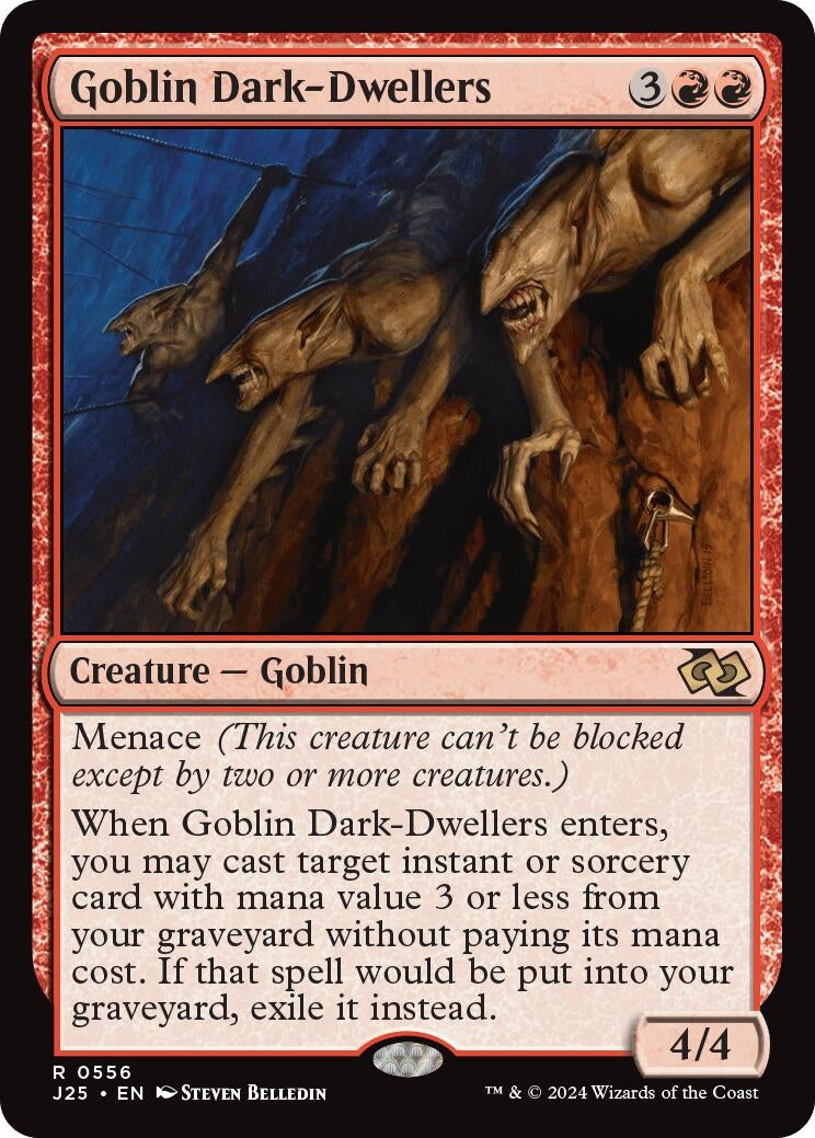 Image for Goblin Dark-Dwellers (556) (Foundations Jumpstart) - Magic: The Gathering