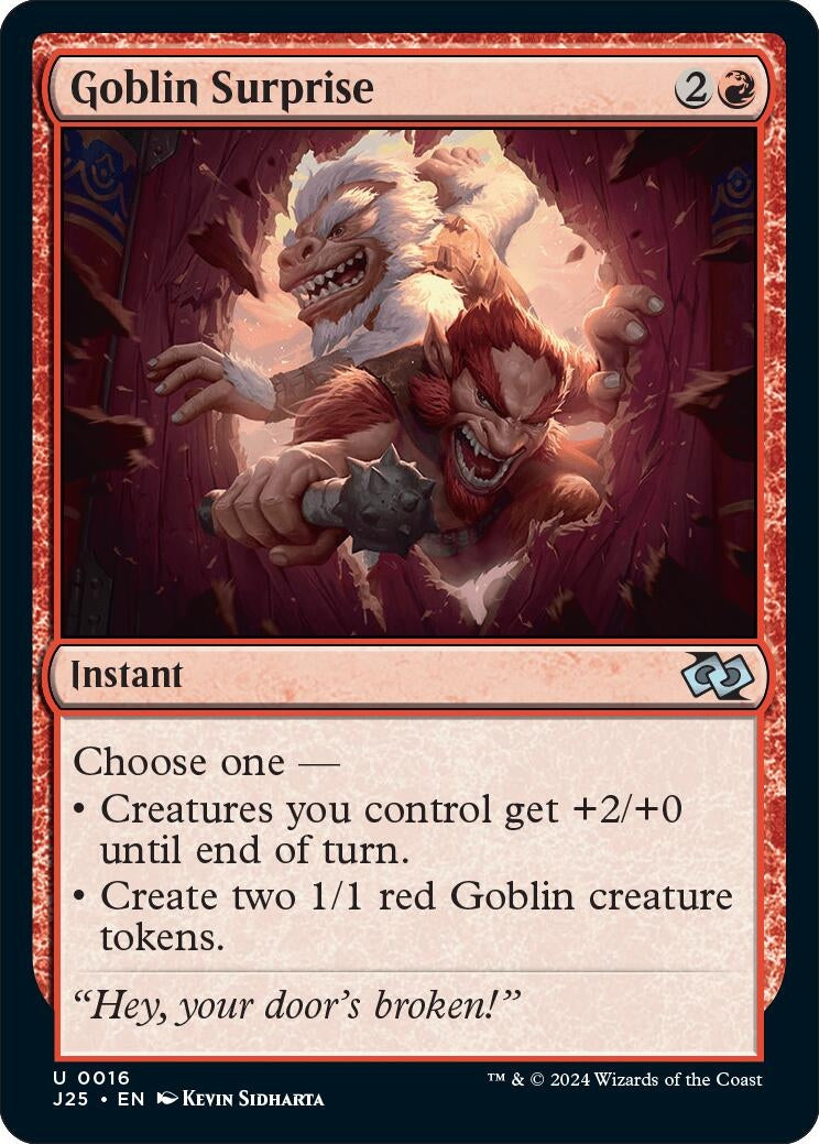 Image for Goblin Surprise (16) (Foundations Jumpstart) - Magic: The Gathering