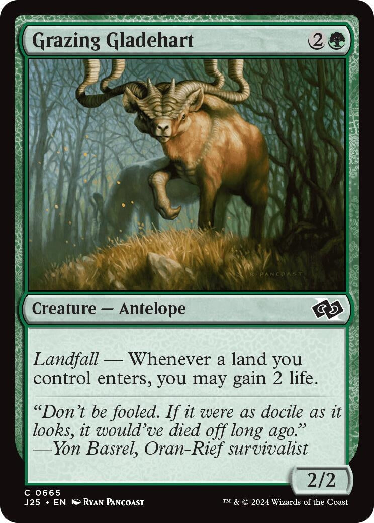 Image for Grazing Gladehart (665) (Foundations Jumpstart) - Magic: The Gathering