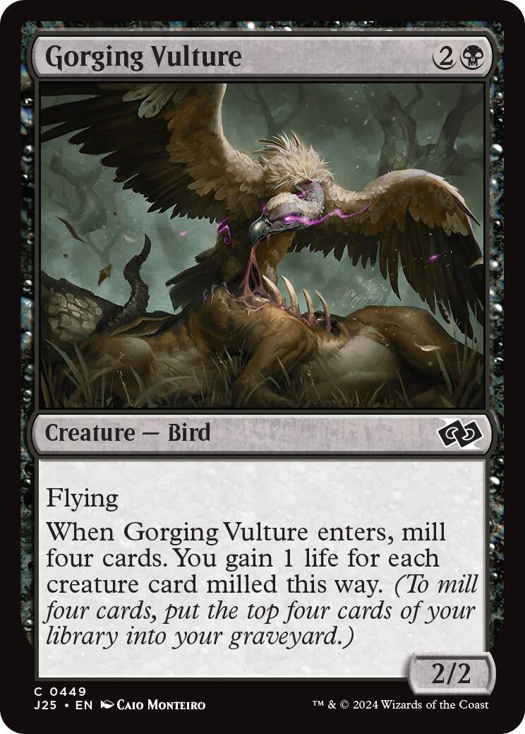 Image for Gorging Vulture (449) (Foundations Jumpstart) - Magic: The Gathering