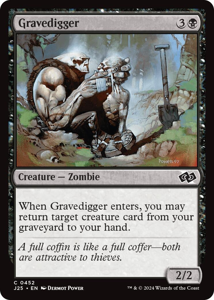 Image for Gravedigger (452) (Foundations Jumpstart) - Magic: The Gathering