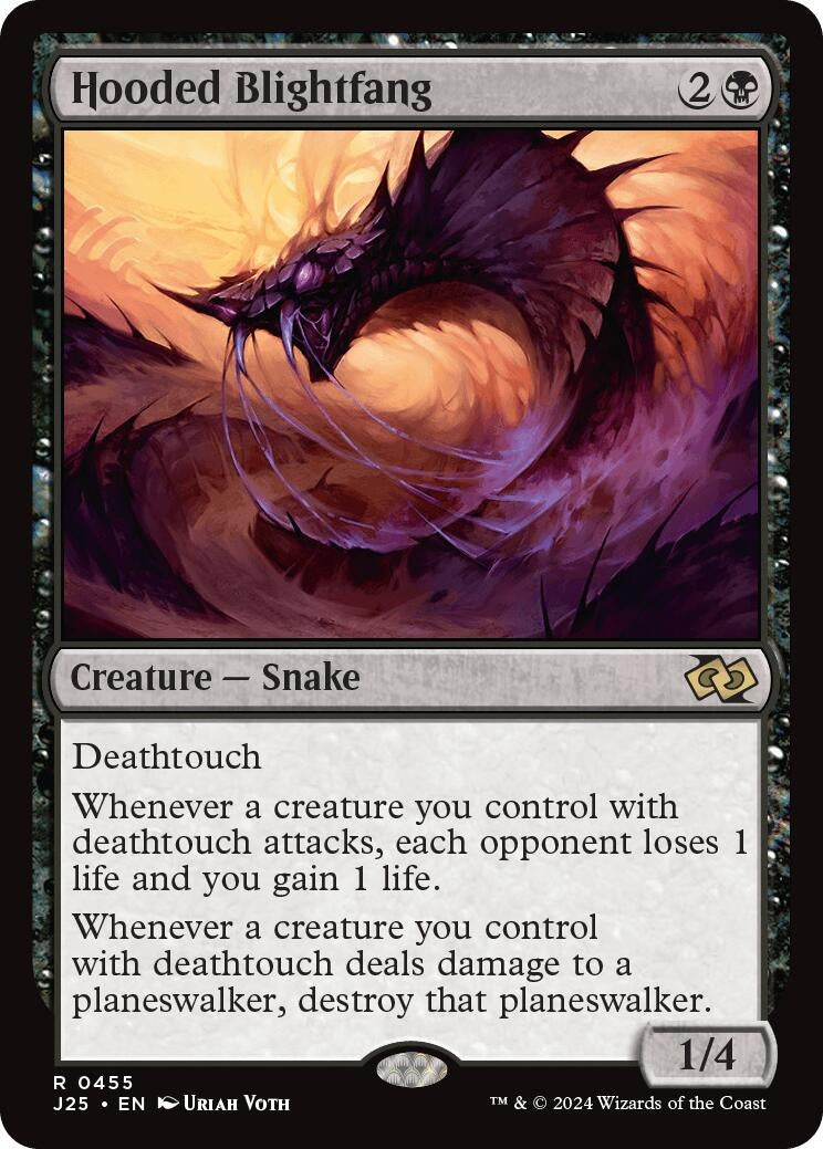 Image for Hooded Blightfang (455) (Foundations Jumpstart) - Magic: The Gathering