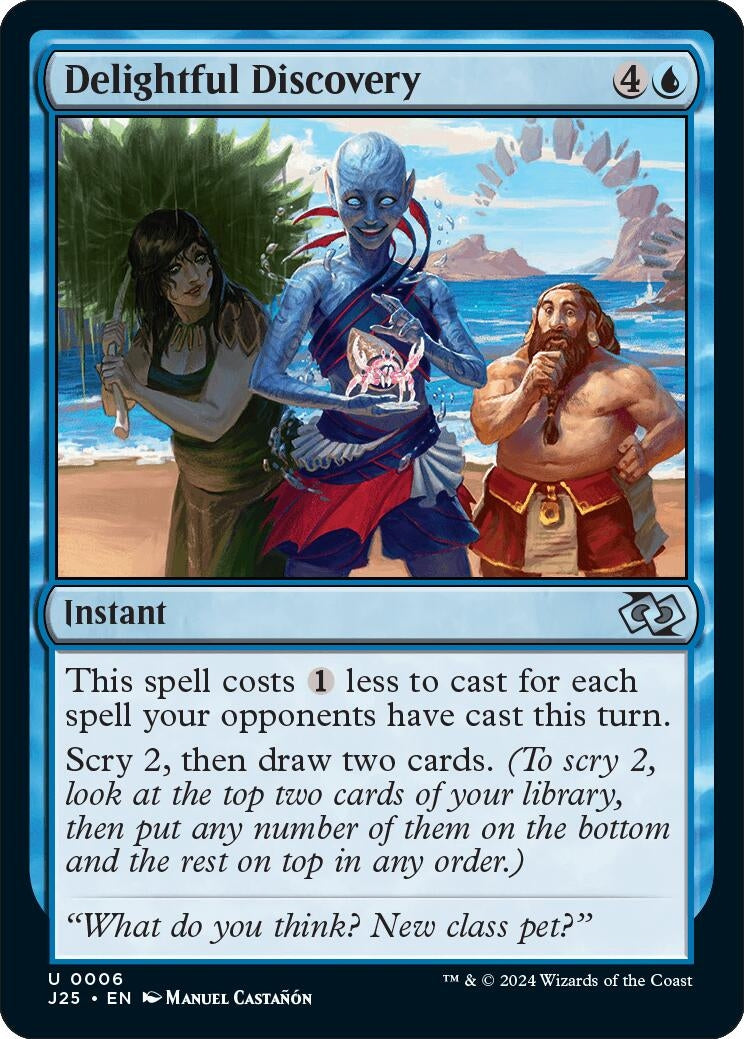 Image for Delightful Discovery (6) (Foundations Jumpstart) - Magic: The Gathering