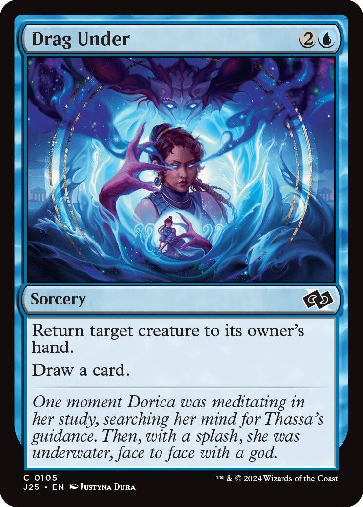 Image for Drag Under (105) (Foundations Jumpstart) - Magic: The Gathering