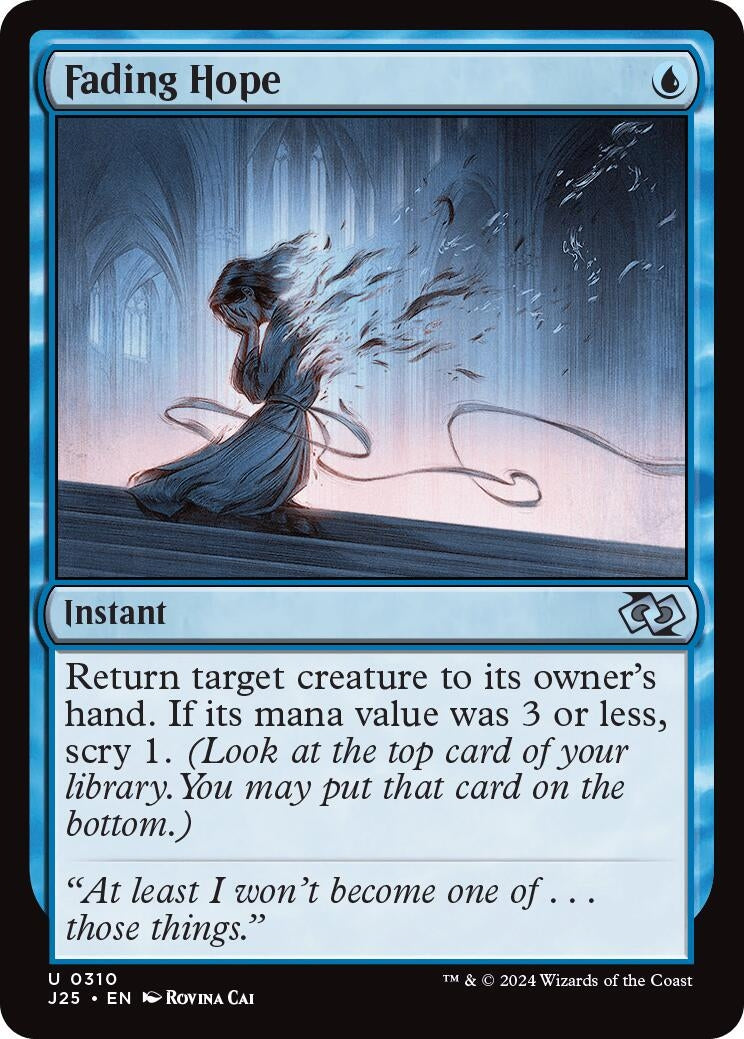 Image for Fading Hope (310) (Foundations Jumpstart) - Magic: The Gathering