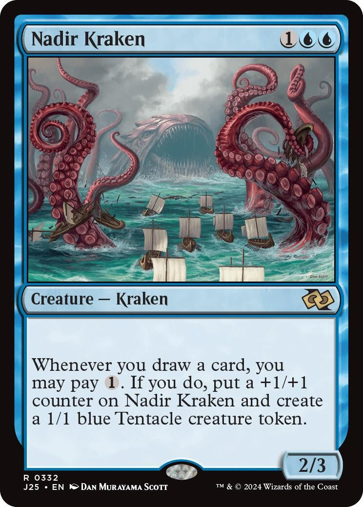 Image for Nadir Kraken (332) (Foundations Jumpstart) - Magic: The Gathering