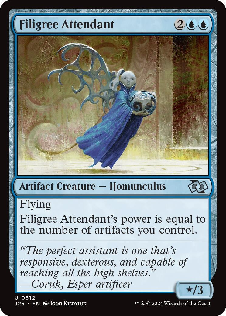 Image for Filigree Attendant (312) (Foundations Jumpstart) - Magic: The Gathering